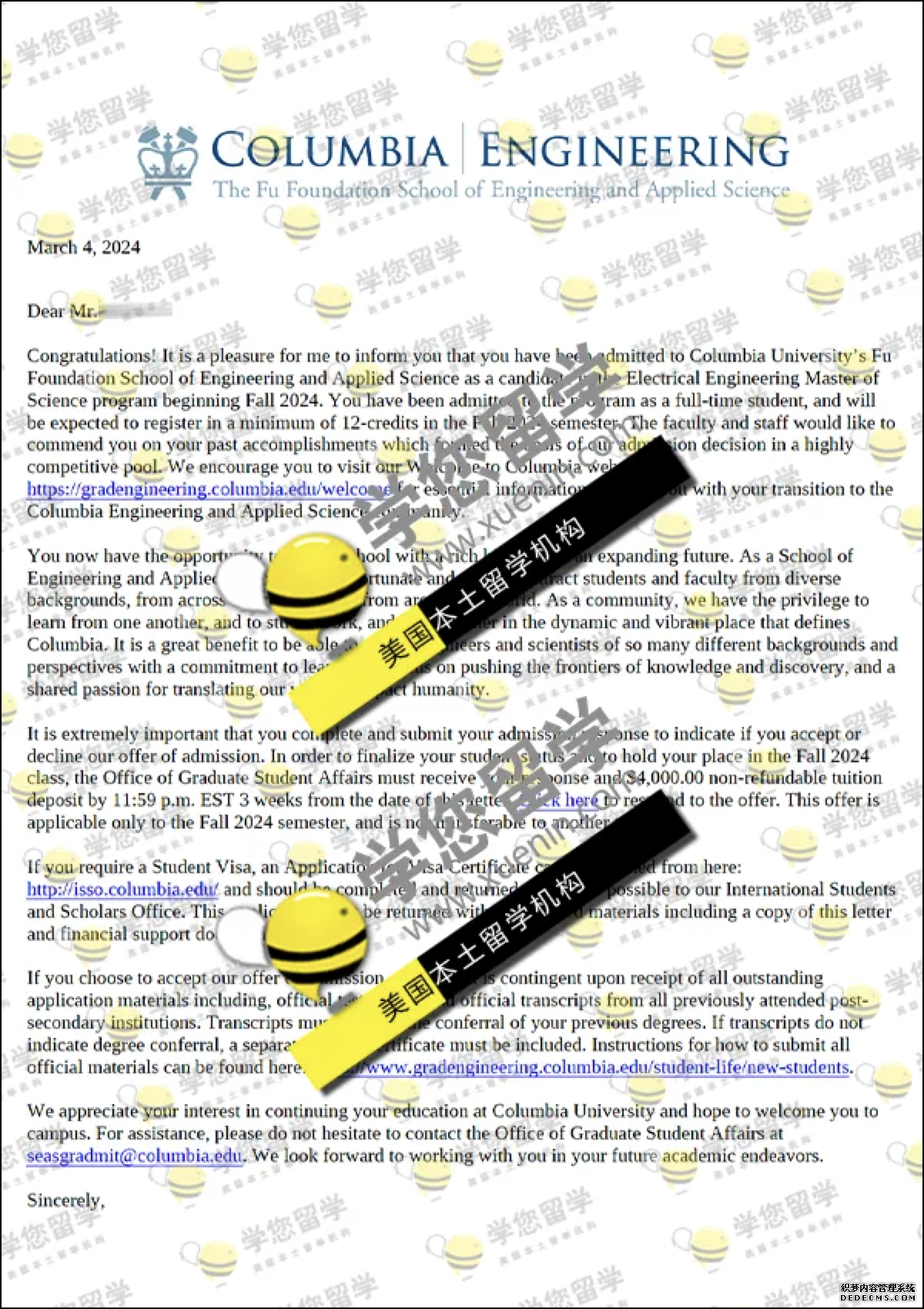 “常春藤”哥伦比亚大学|U.S. News全美排名第12,独家解析「电气工程」硕士录取案例!