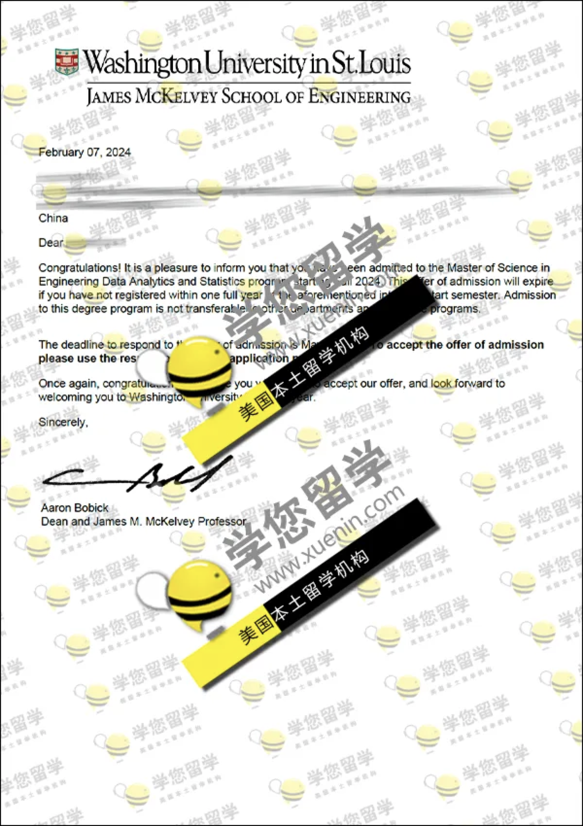 圣路易斯华盛顿大学｜ 工程数据分析与统计学硕士录取案例， Offer申请详解！